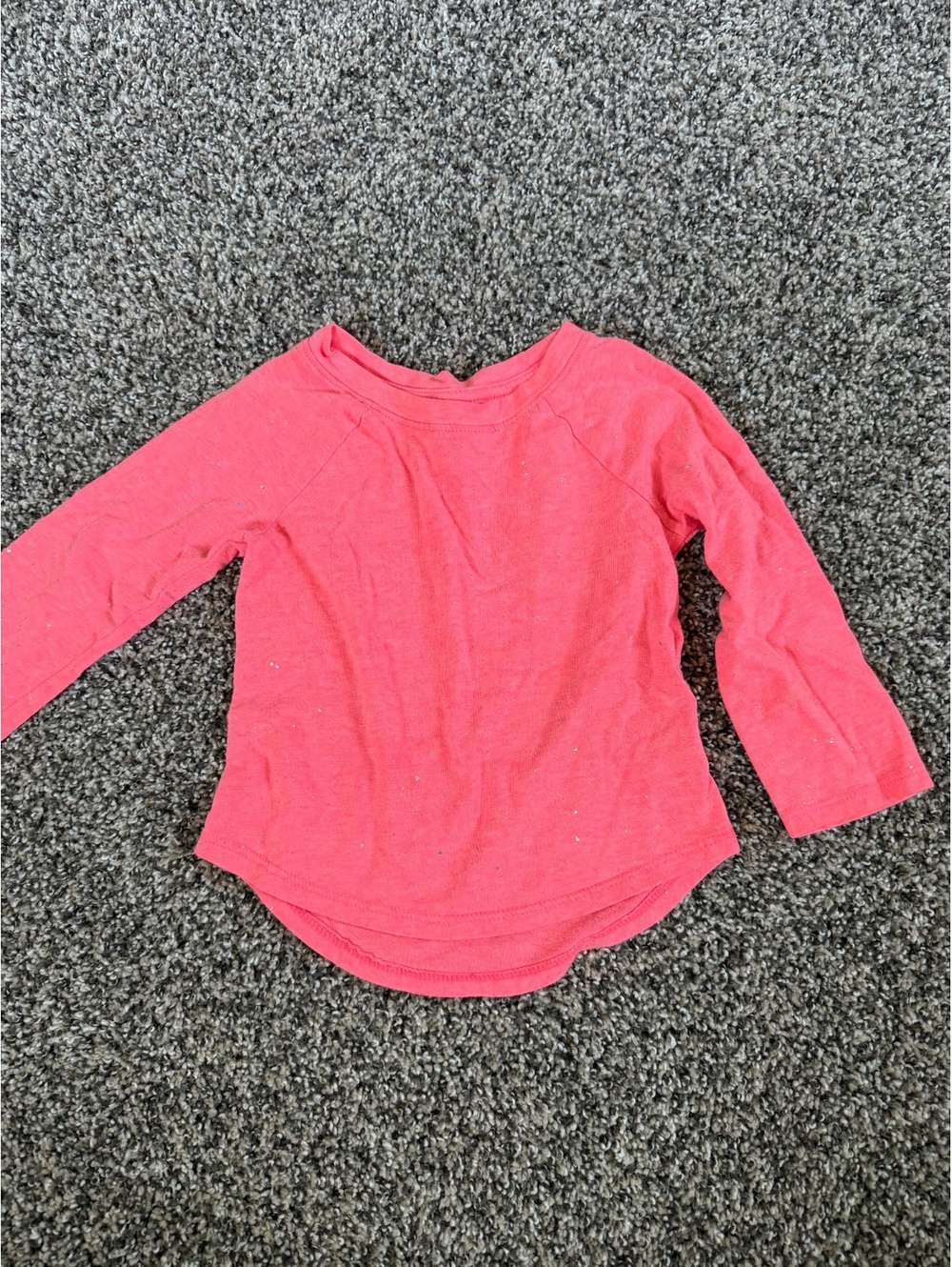 Cat & Jack Baby 18M Long Sleeve Pink Shirt with Sparkles